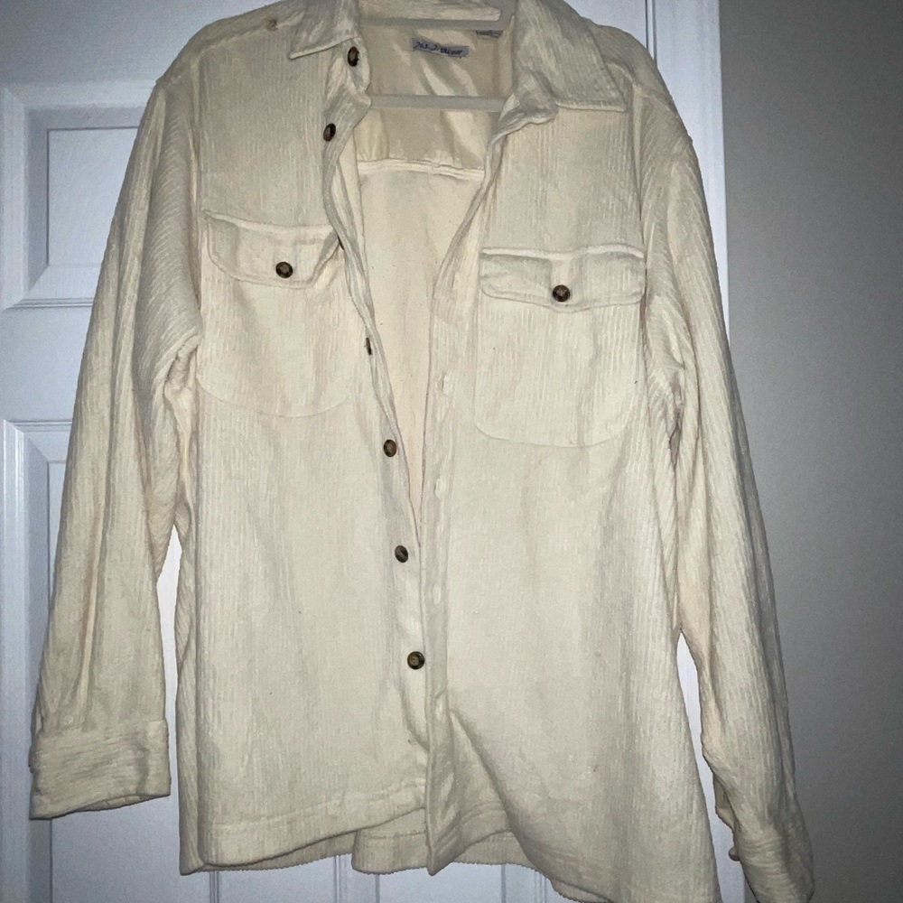 Cream Button-Up Shirt